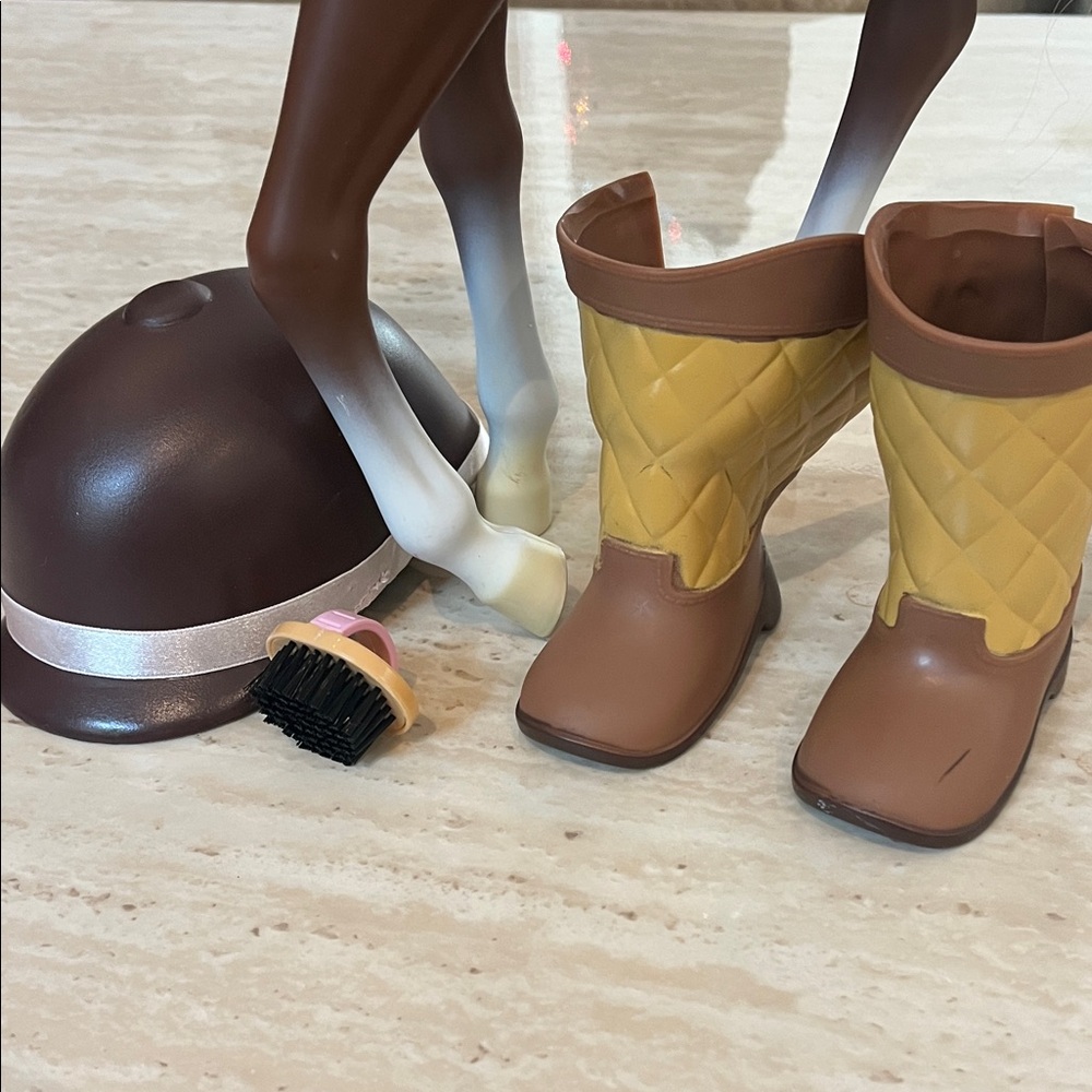 Our Generation Brown Horse Toy with Accessories - Picture 6 of 7